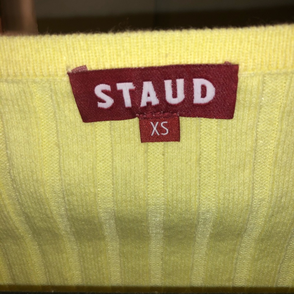 Staud Yellow Cropped Top - Picture 2 of 3